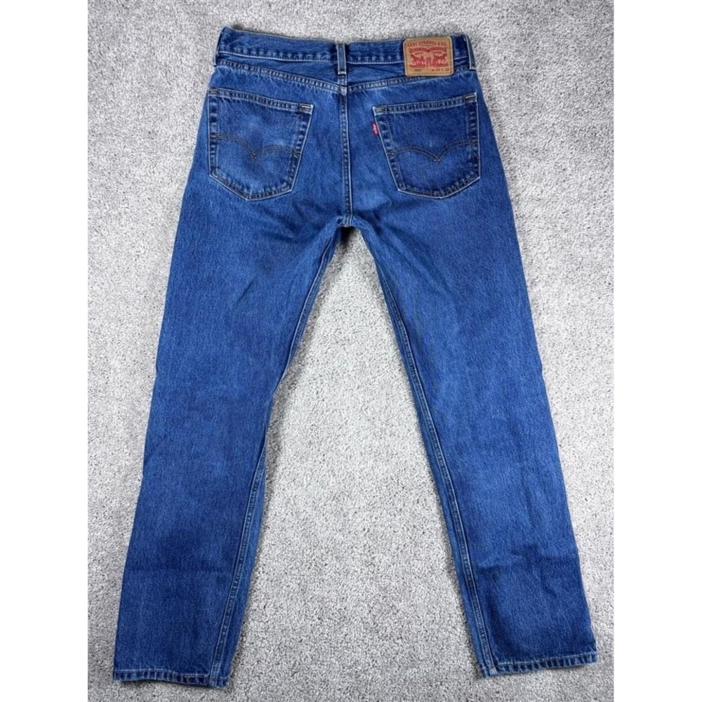Levis 505‎ Mens Jeans W33 L32 Regular Fit Straight Leg Medium Wash Denim